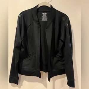 Splendid Black Bomber Jacket with Stars NWOT
